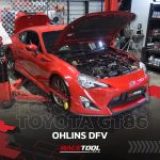 Toyota GT86 ติดตั้งโช๊ค Öhlins DFV ปีกนก Hardrace Arms และ Corner Weight Balance