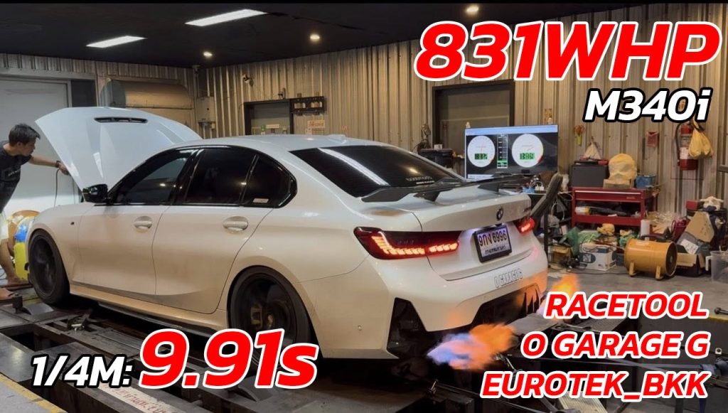 BMW M340i Stage 3 – 831 AWHP บนถนนจริง กับผลงานระดับ Drag 9 วินาทีปลาย