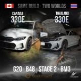 G20 330e RWD B48 Stage 2 Bootmod3 Custom tune 480WHP