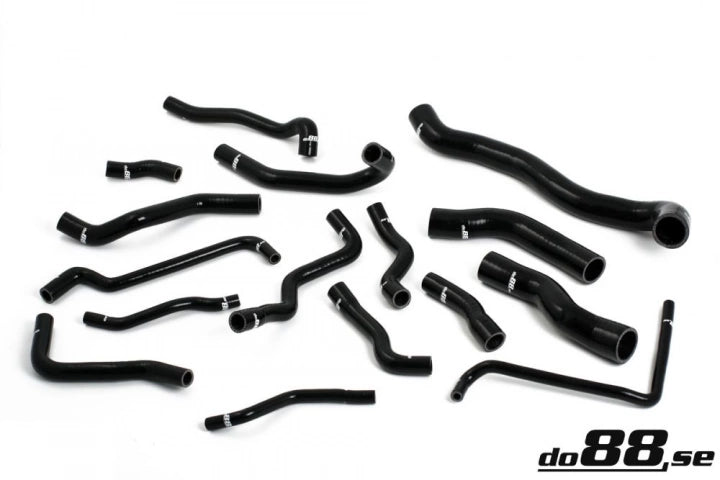 ชุดท่อยางซิลิโคน do88 ท่อหม้อน้ำซิลิโคน สีดำ สำหรับ VW Golf MK6 GTi, Scirocco 2.0