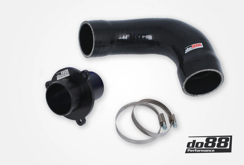 ชุดท่อยางซิลิโคน do88 VAG 1.8 2.0 TSI (MQB) Turbo Muffler Delete, do88 TR-340, Black hoses