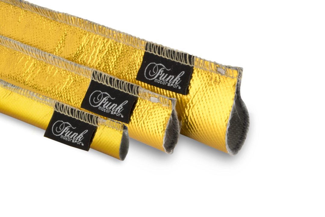 ปลอกกันความร้อน Funk Motorsport Gold Heat Sleeving (sewn)