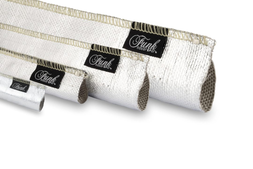 ปลอกกันความร้อน Funk Motorsport Silver Heat Sleeving (Sewn)